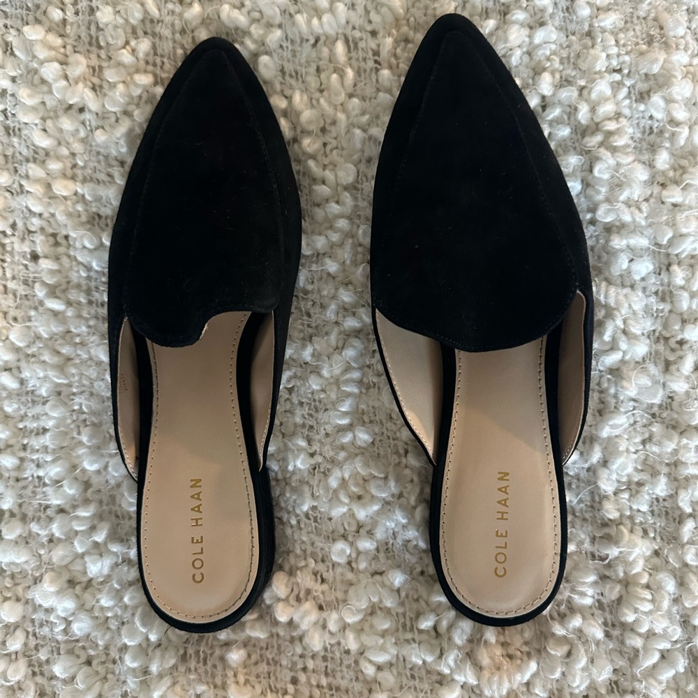 NWOT COLE HAAN BLACK SUEDE LOAFER 🖤